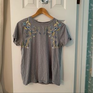 Lucky brand embroidered top
